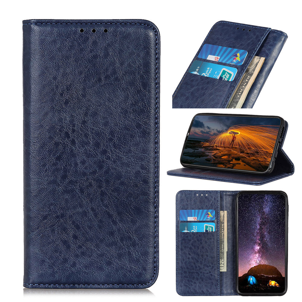 Auto-absorbed Crazy Horse Texture Leather Cover for OnePlus Nord