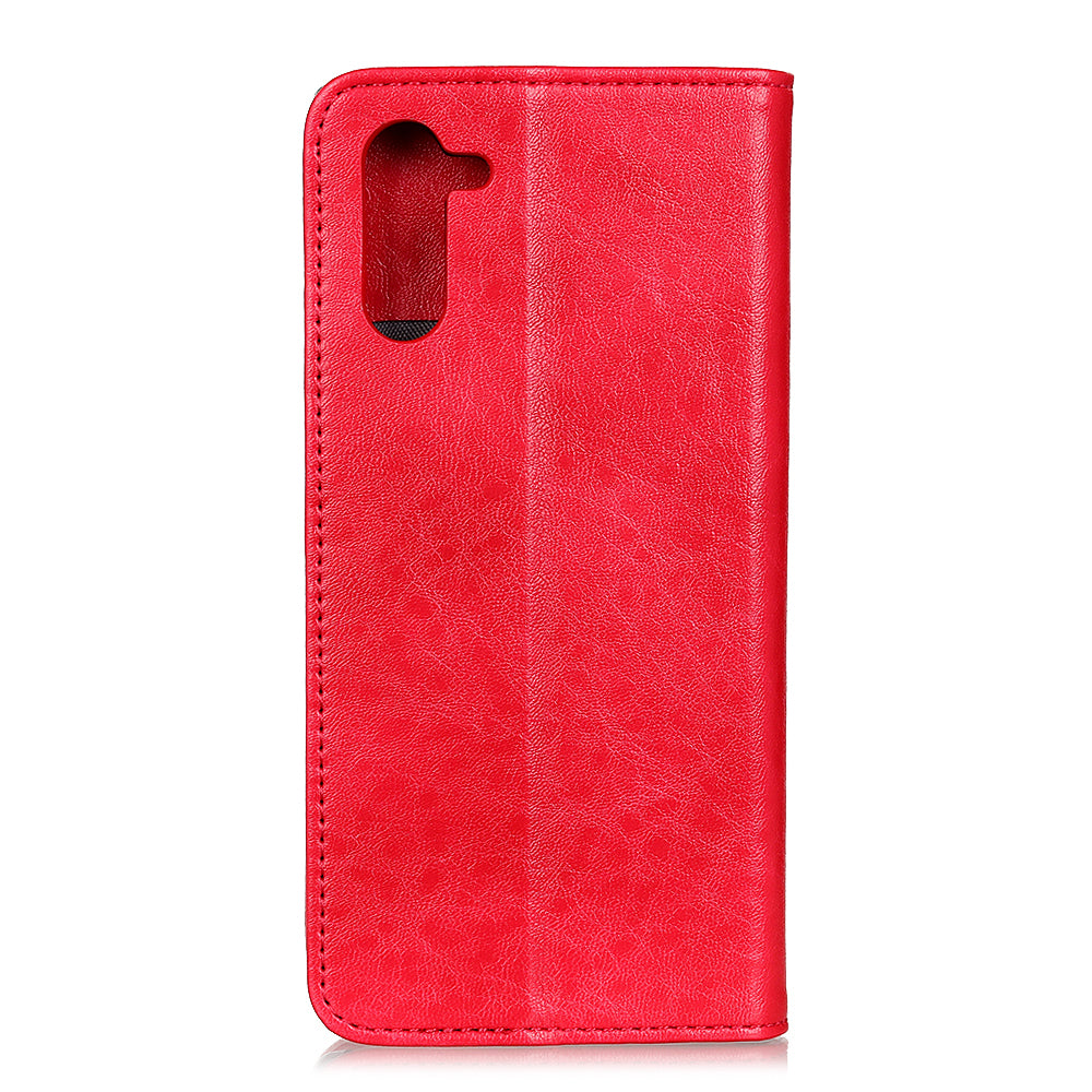 Auto-absorbed Crazy Horse Texture Leather Cover for OnePlus Nord