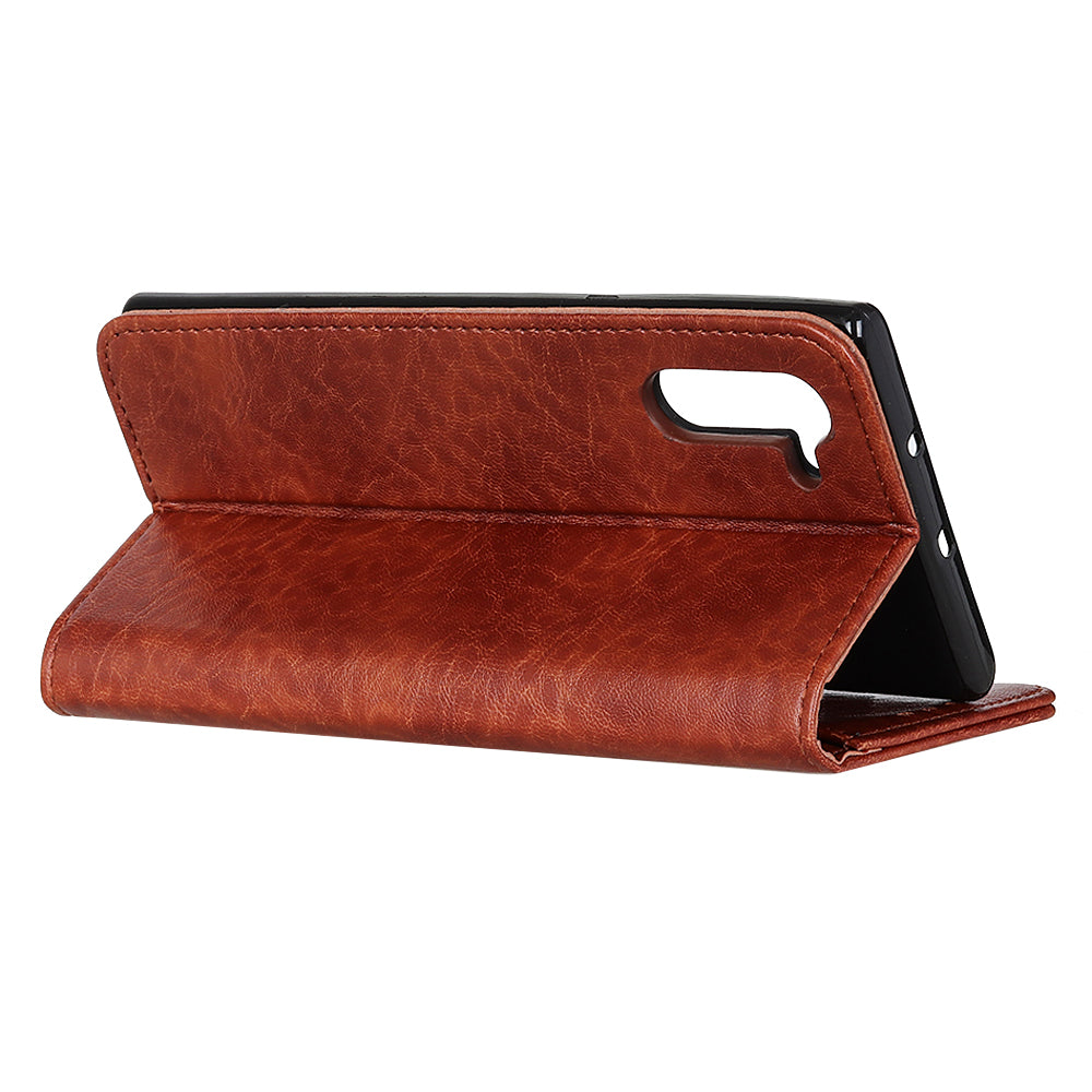 Auto-absorbed Crazy Horse Texture Leather Cover for OnePlus Nord