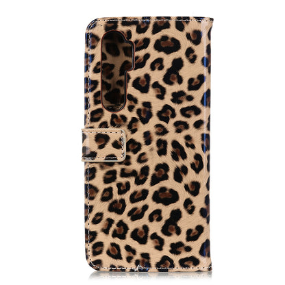 Leopard Texture PU Leather Wallet Stand Cover for OnePlus Nord