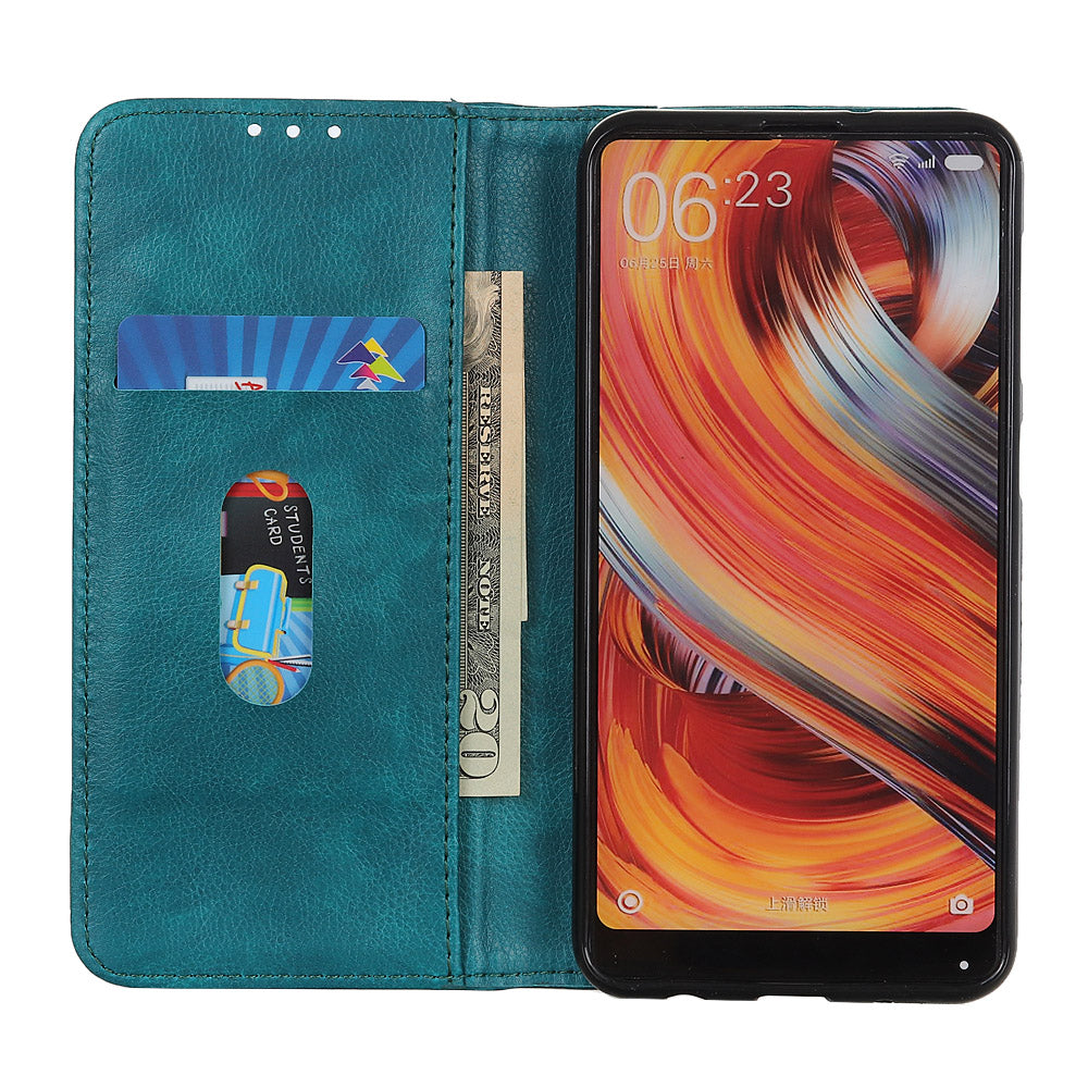 Auto-absorbed Litchi Grain Shell Wallet Split Leather Cover for OnePlus Nord