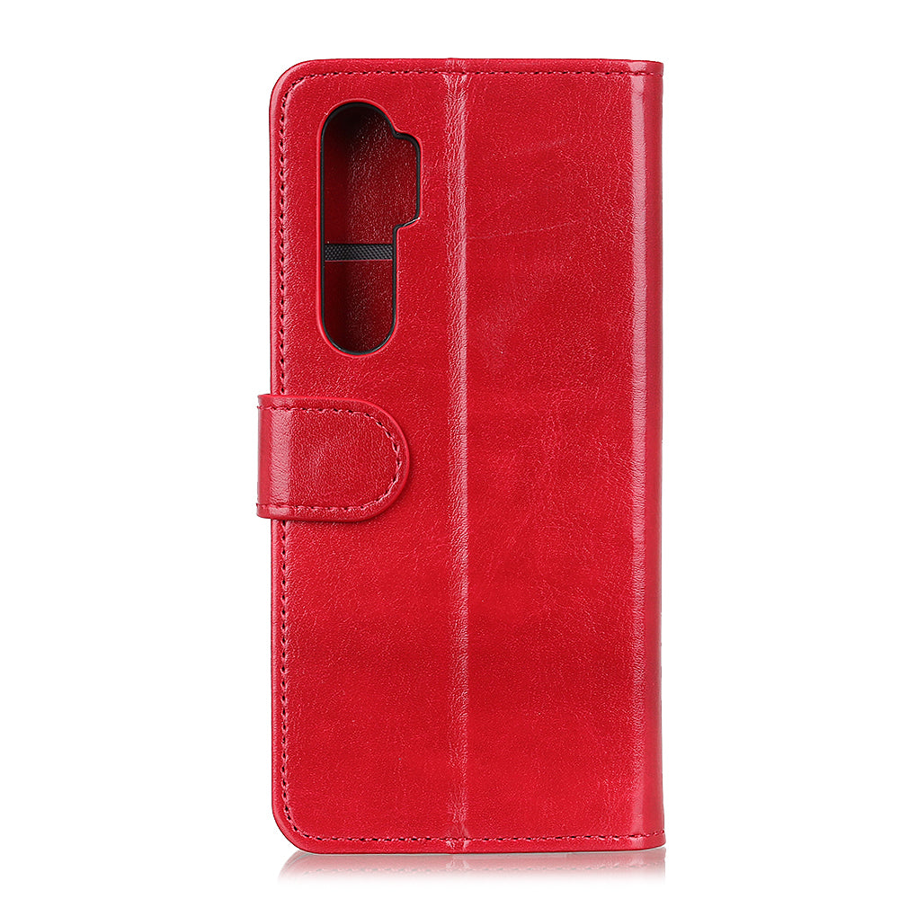 Crazy Horse Texture Leather Wallet Phone Shell for OnePlus Nord