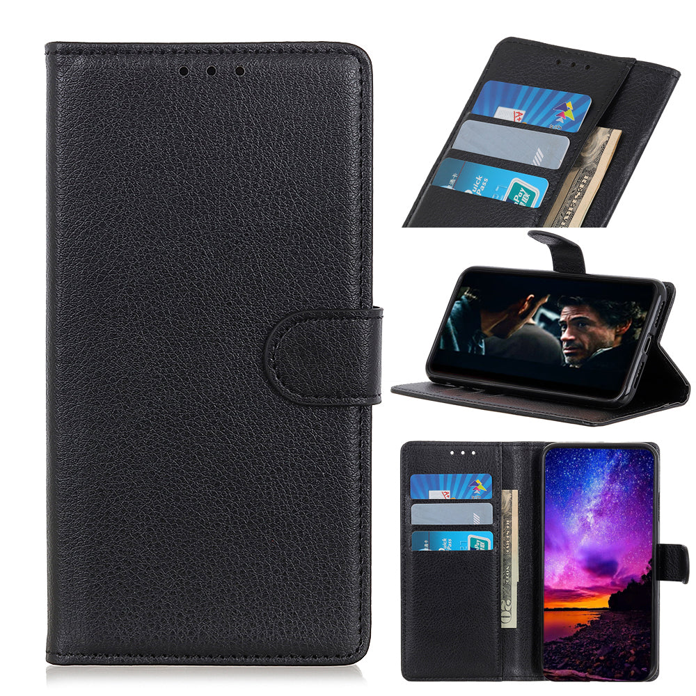 Litchi Surface Leather Mobile Phone Case for OnePlus Nord