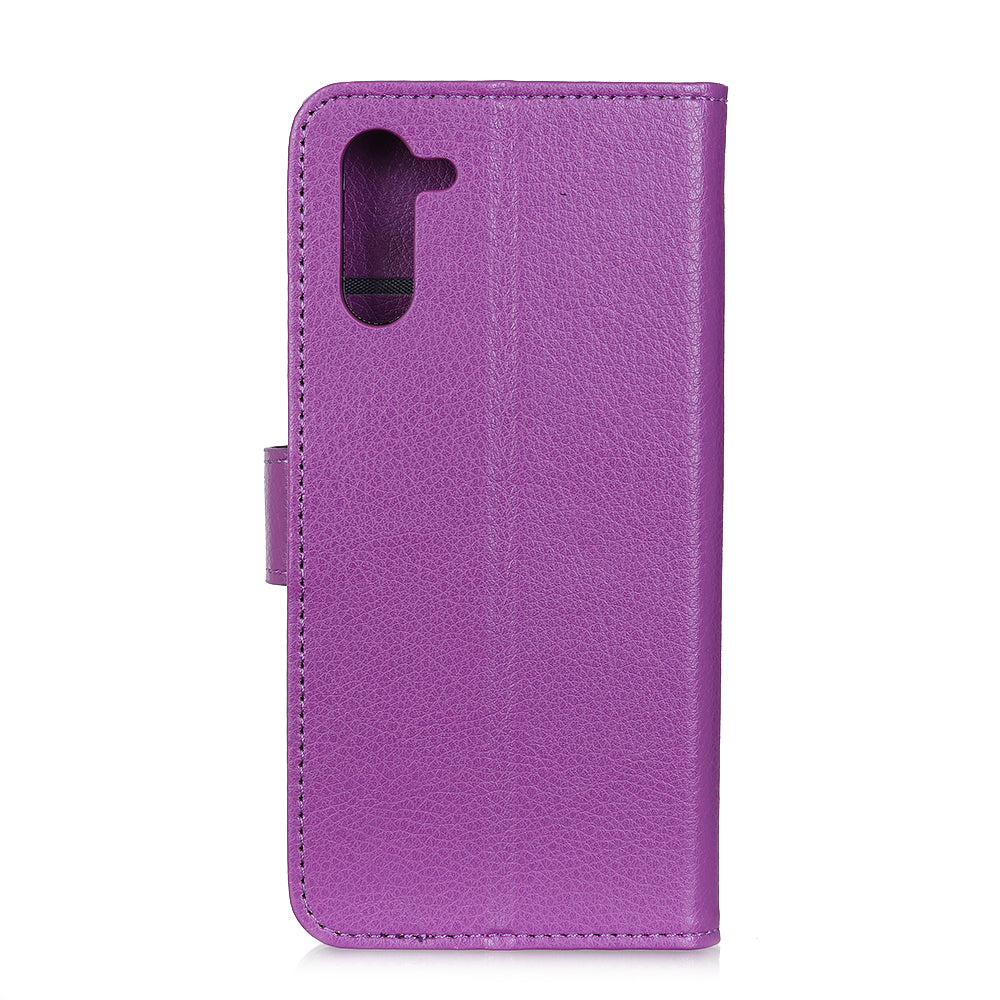 Litchi Surface Leather Mobile Phone Case for OnePlus Nord