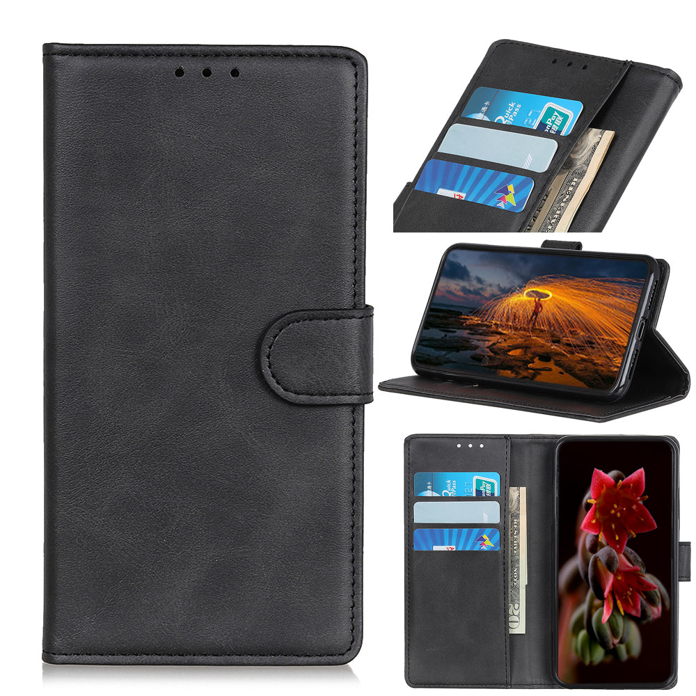 PU Leather Magnetic Wallet Stand Cell Phone Protective Shell for OnePlus Nord