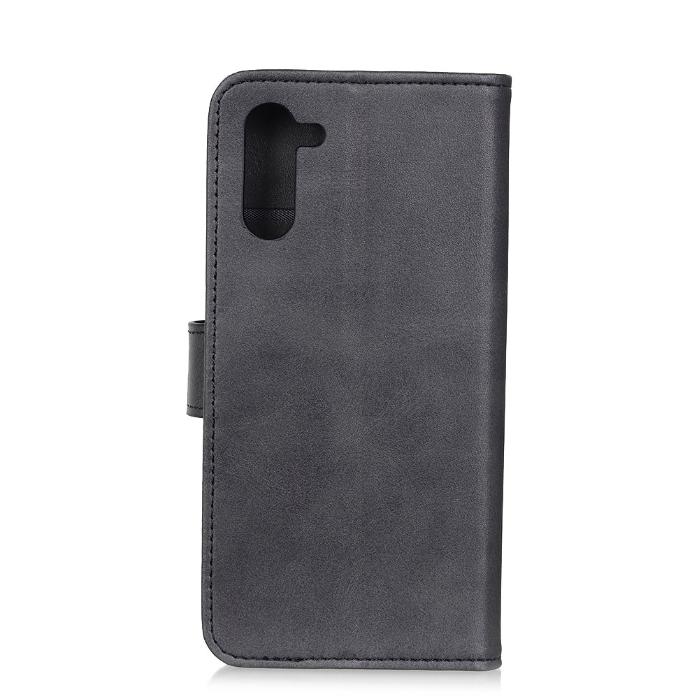 PU Leather Magnetic Wallet Stand Cell Phone Protective Shell for OnePlus Nord