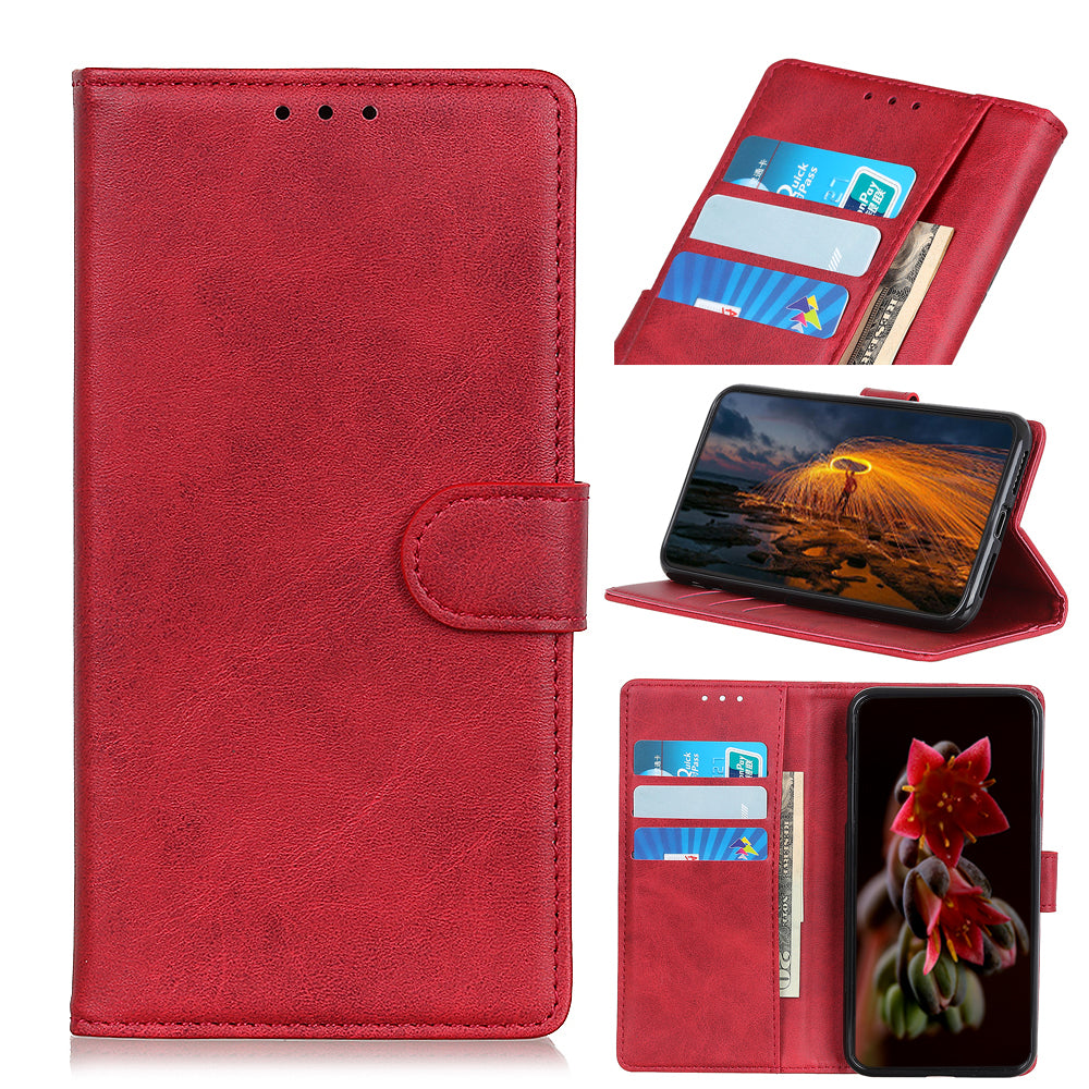 PU Leather Magnetic Wallet Stand Cell Phone Protective Shell for OnePlus Nord