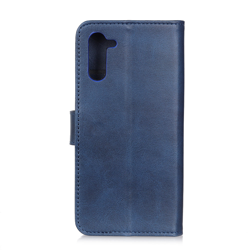 PU Leather Magnetic Wallet Stand Cell Phone Protective Shell for OnePlus Nord