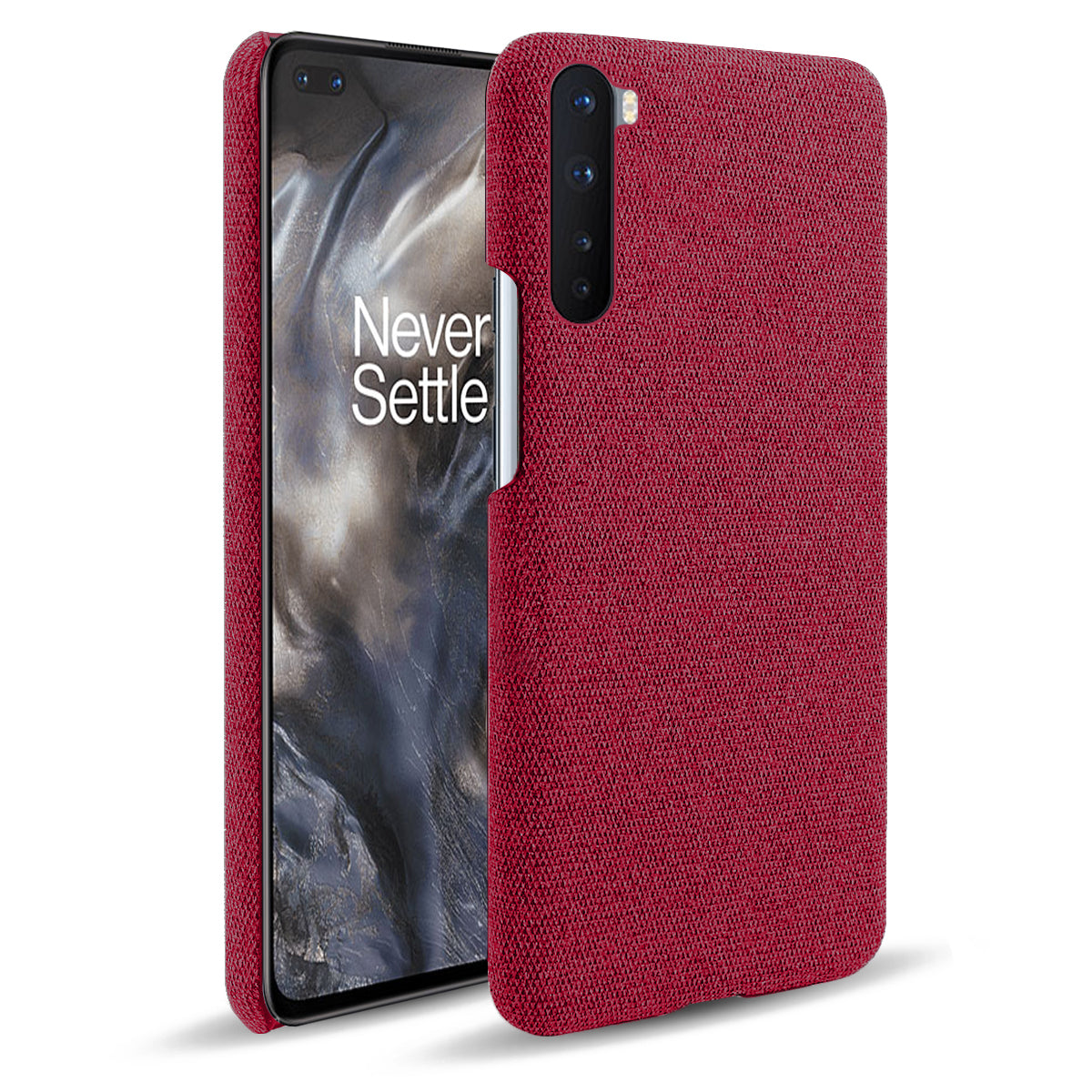 Cloth Texture Hard PC Case for OnePlus Nord