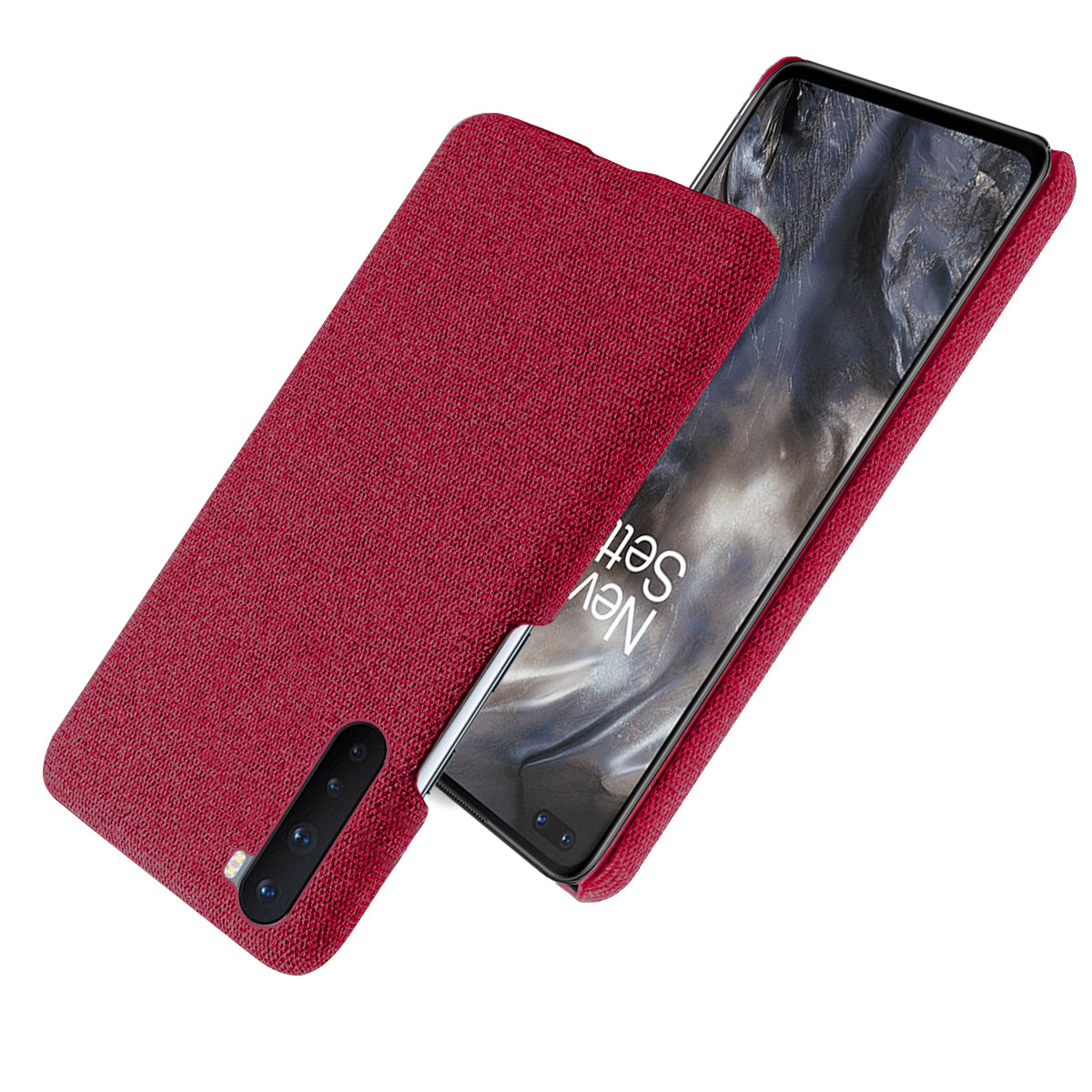 Cloth Texture Hard PC Case for OnePlus Nord