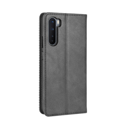 Auto-absorbed Retro Leather Wallet Phone Case for OnePlus Nord