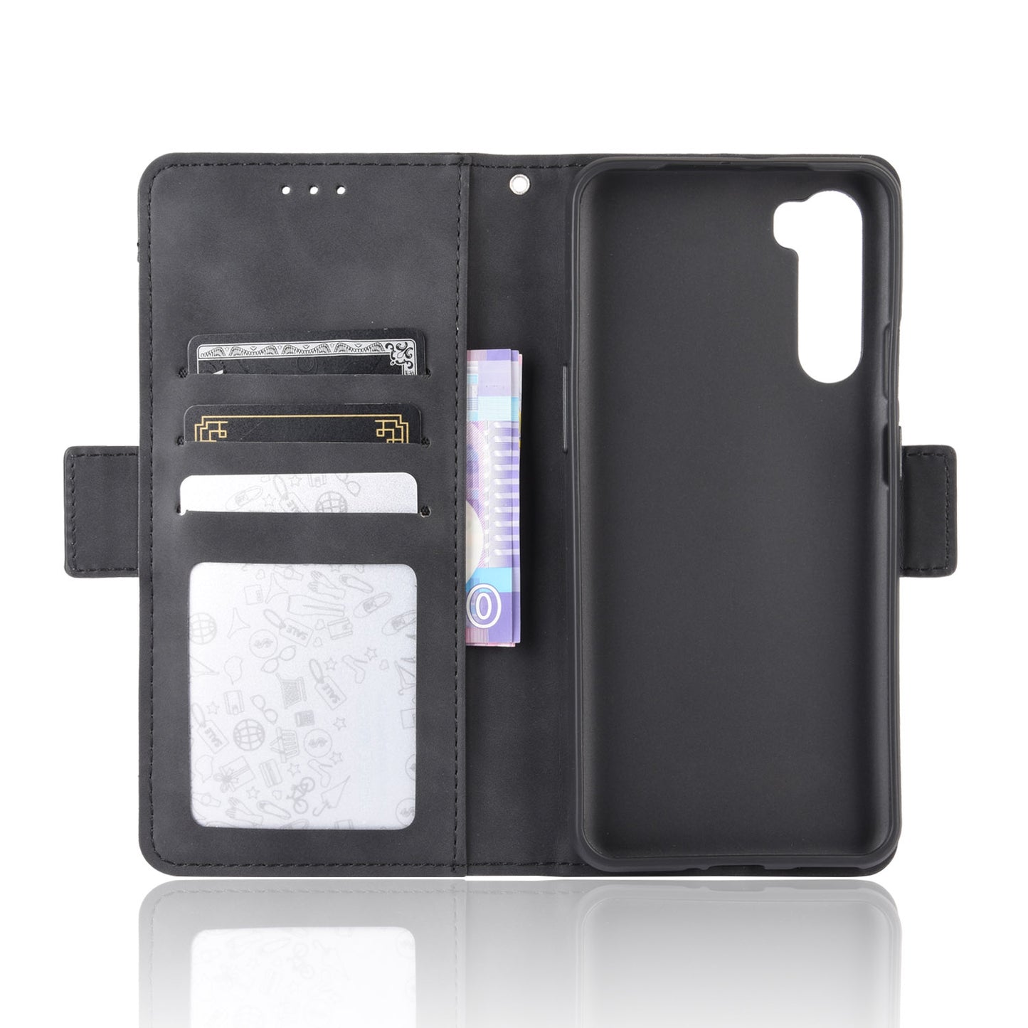 Multiple Card Slots Wallet Stand Leather Cover for OnePlus Nord