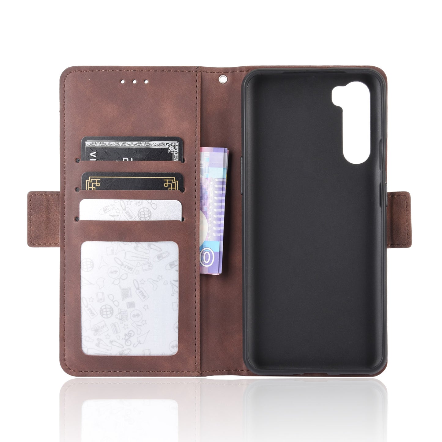 Multiple Card Slots Wallet Stand Leather Cover for OnePlus Nord