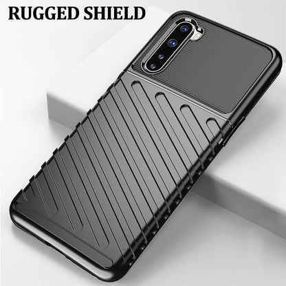 Thunder Series Twill Texture TPU Cell Phone Case for OnePlus Nord