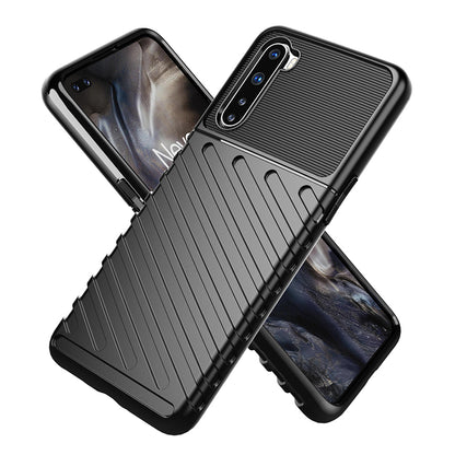 Thunder Series Twill Texture TPU Cell Phone Case for OnePlus Nord