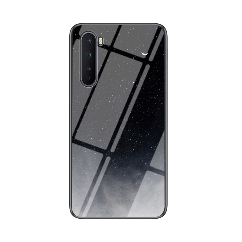 Starry Sky Tempered Glass + PC + TPU Hybrid Cover for OnePlus Nord