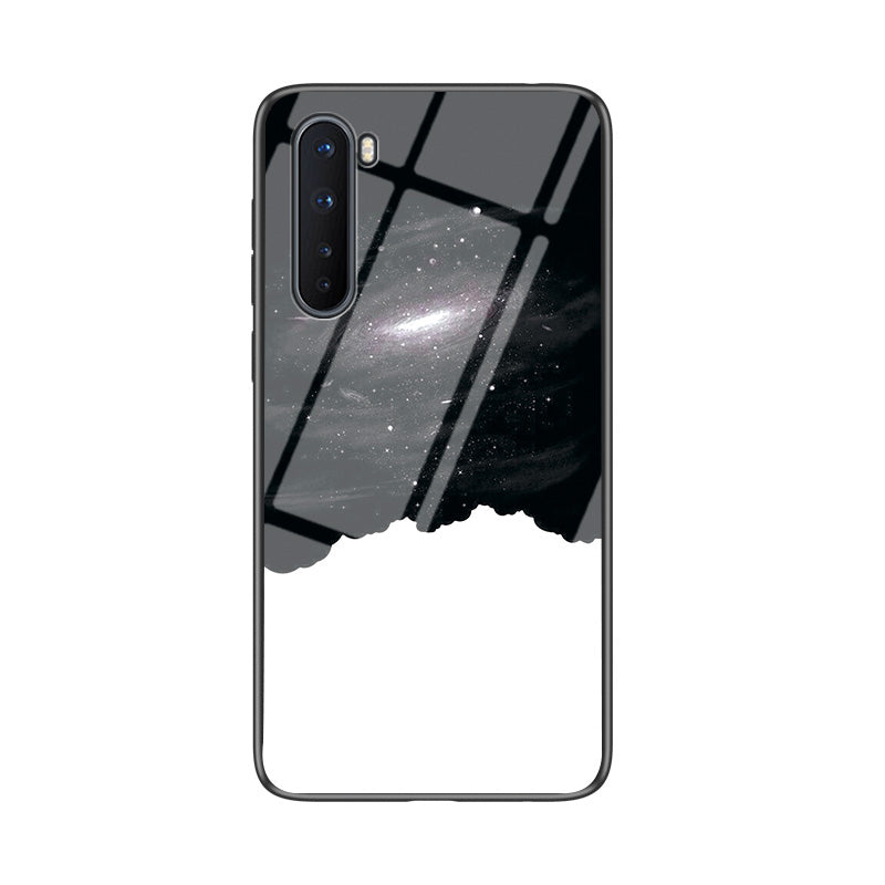 Starry Sky Tempered Glass + PC + TPU Hybrid Cover for OnePlus Nord