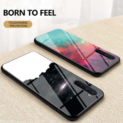 Starry Sky Tempered Glass + PC + TPU Hybrid Cover for OnePlus Nord