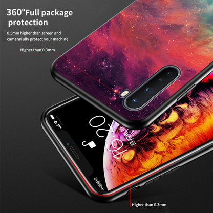 Starry Sky Tempered Glass + PC + TPU Hybrid Cover for OnePlus Nord