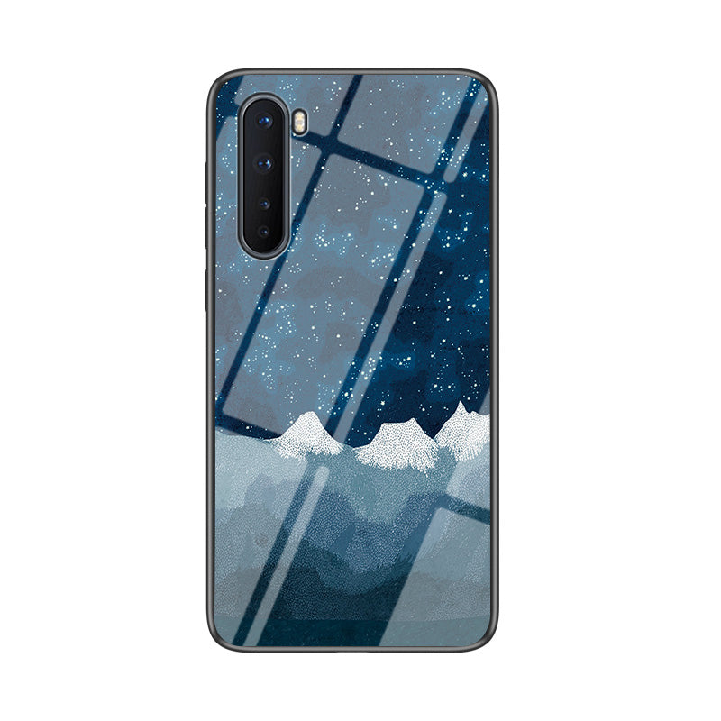 Starry Sky Tempered Glass + PC + TPU Hybrid Cover for OnePlus Nord