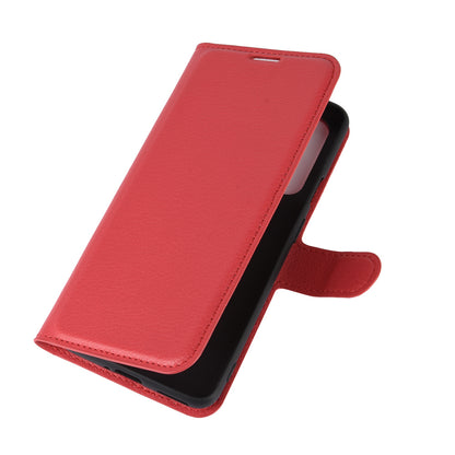 Litchi Texture Wallet Leather Mobile Phone Cover for OnePlus Nord Adjustable Foldable Stand