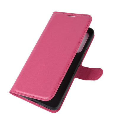 Litchi Texture Wallet Leather Mobile Phone Cover for OnePlus Nord Adjustable Foldable Stand