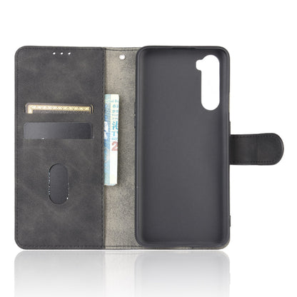 Skin-touch Wallet Stand Leather Flip Shell for OnePlus Nord