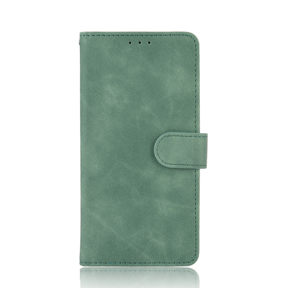 Skin-touch Wallet Stand Leather Flip Shell for OnePlus Nord