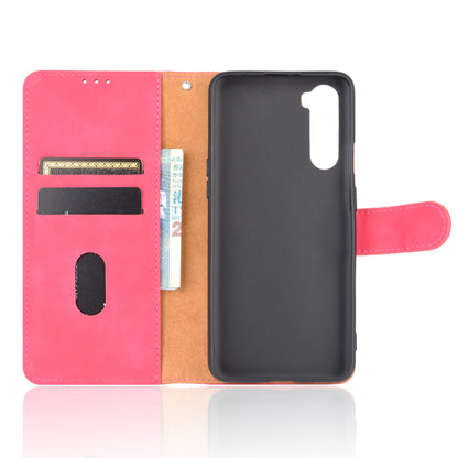 Skin-touch Wallet Stand Leather Flip Shell for OnePlus Nord