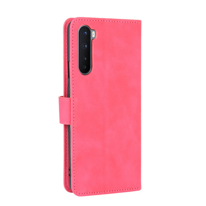 Skin-touch Wallet Stand Leather Flip Shell for OnePlus Nord