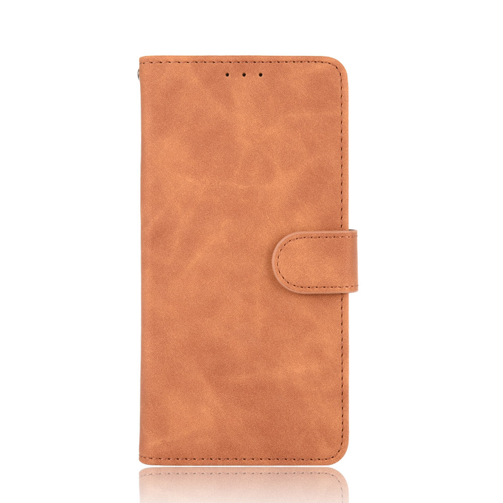 Skin-touch Wallet Stand Leather Flip Shell for OnePlus Nord