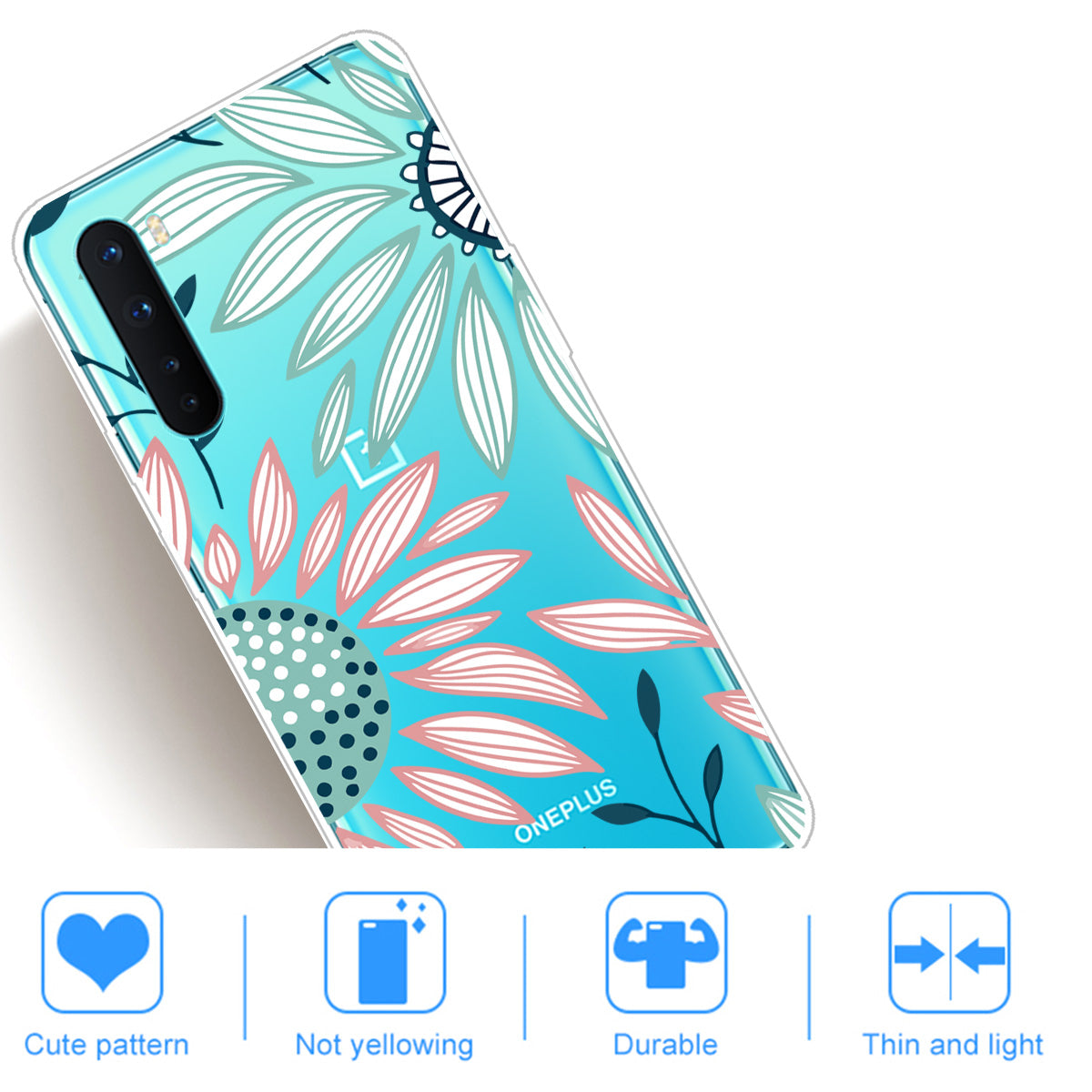 Printing Skin Soft TPU Cell Phone Shell for OnePlus Nord