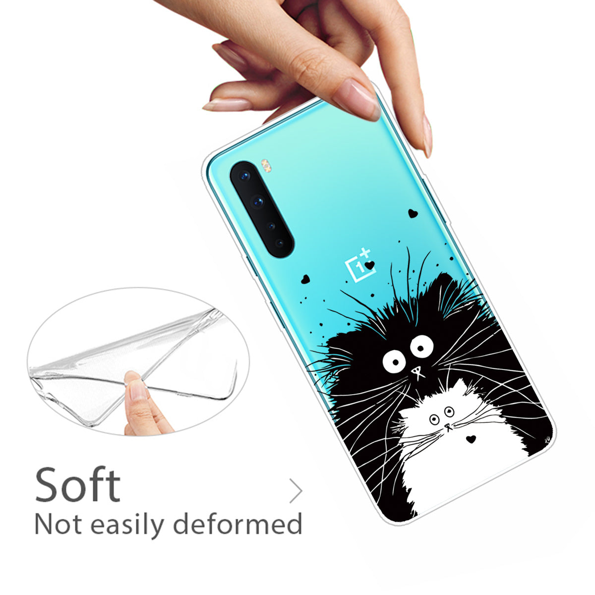 Printing Skin Soft TPU Cell Phone Shell for OnePlus Nord