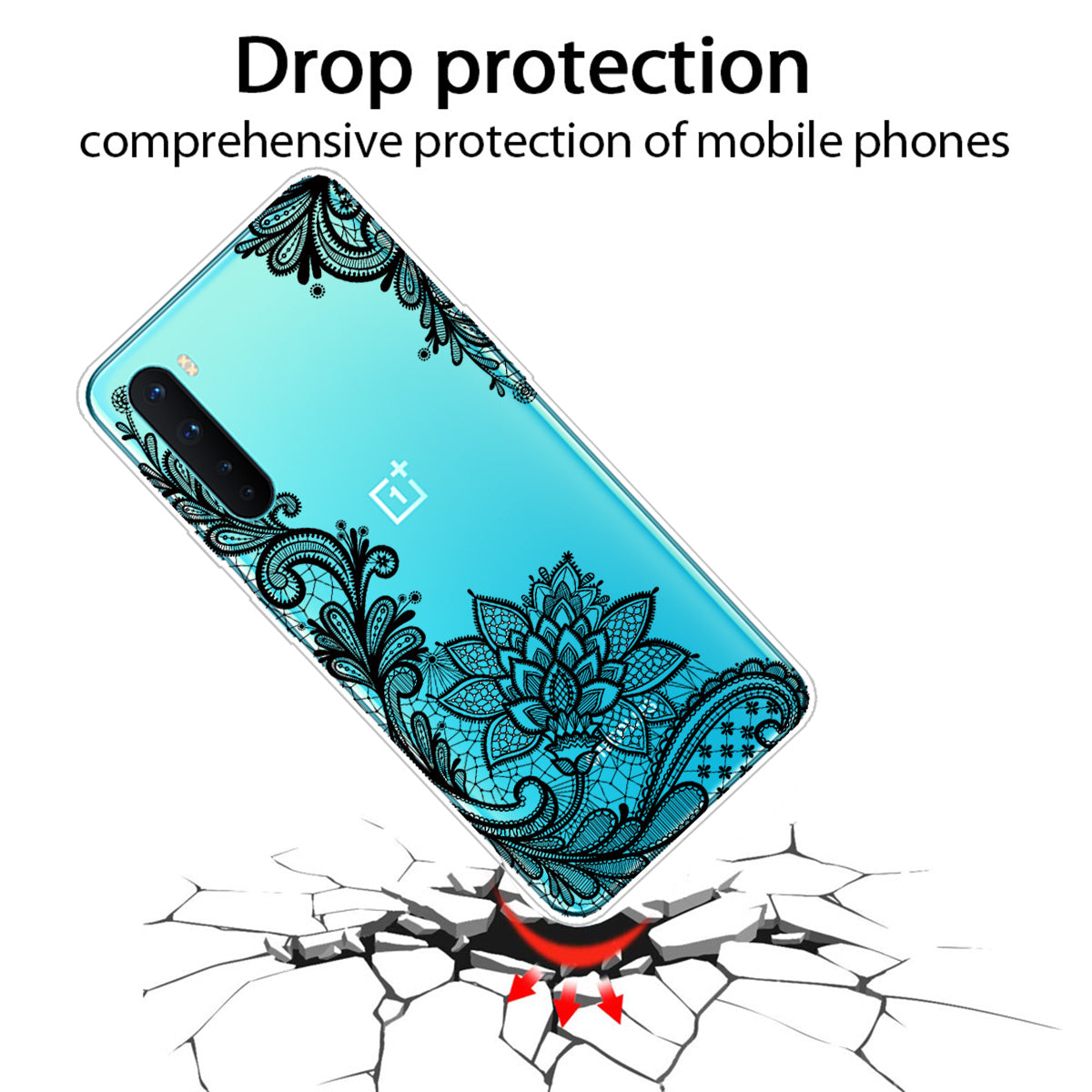 Printing Skin Soft TPU Cell Phone Shell for OnePlus Nord