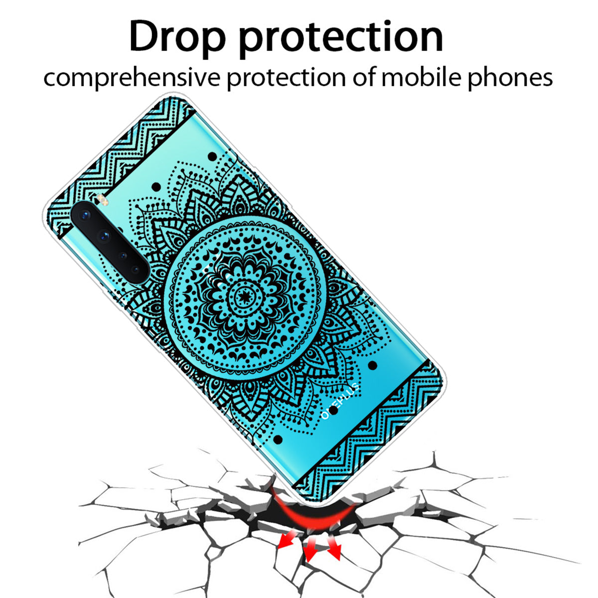 Printing Skin Soft TPU Cell Phone Shell for OnePlus Nord