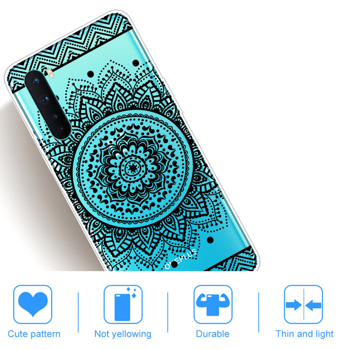 Printing Skin Soft TPU Cell Phone Shell for OnePlus Nord