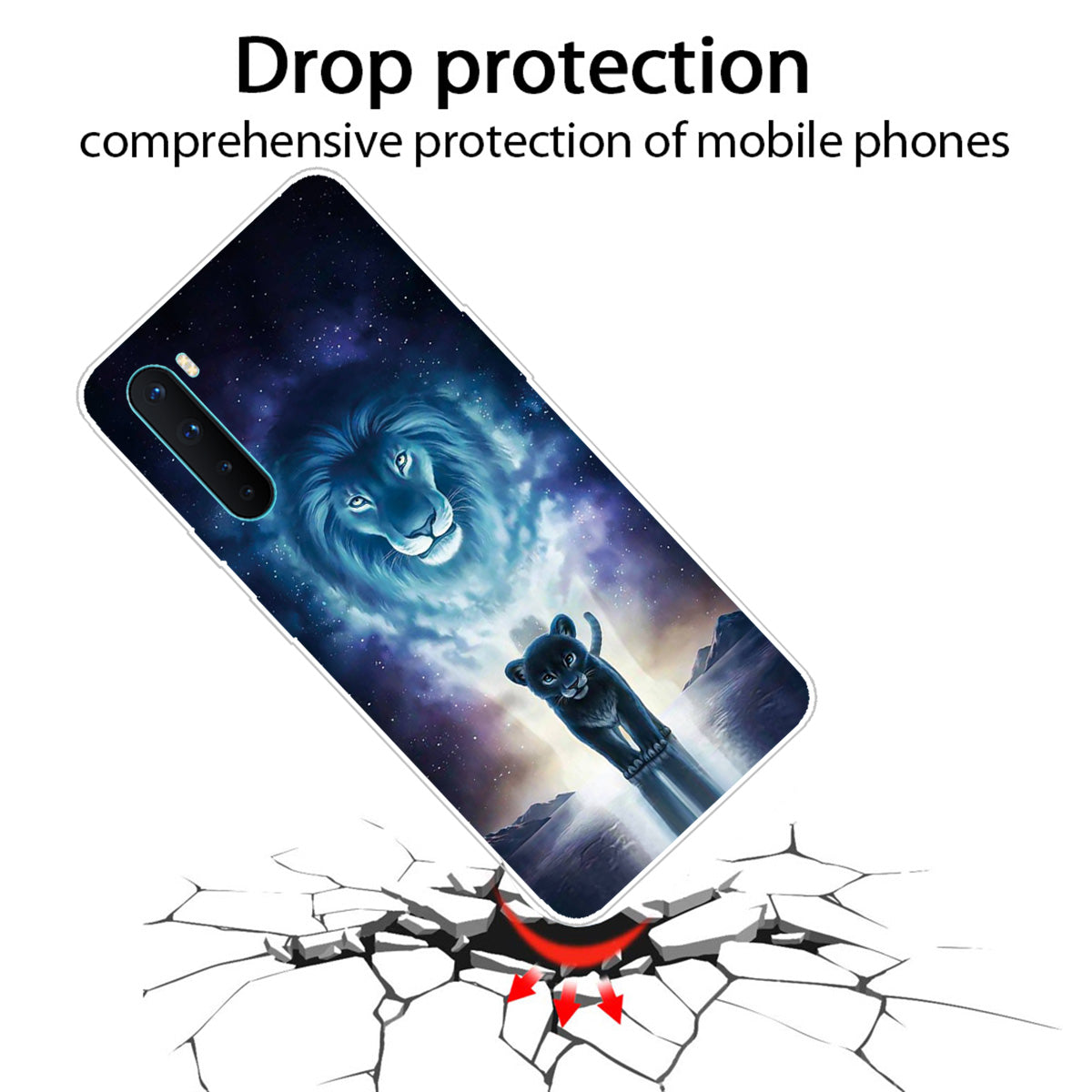 Printing Skin Soft TPU Cell Phone Shell for OnePlus Nord