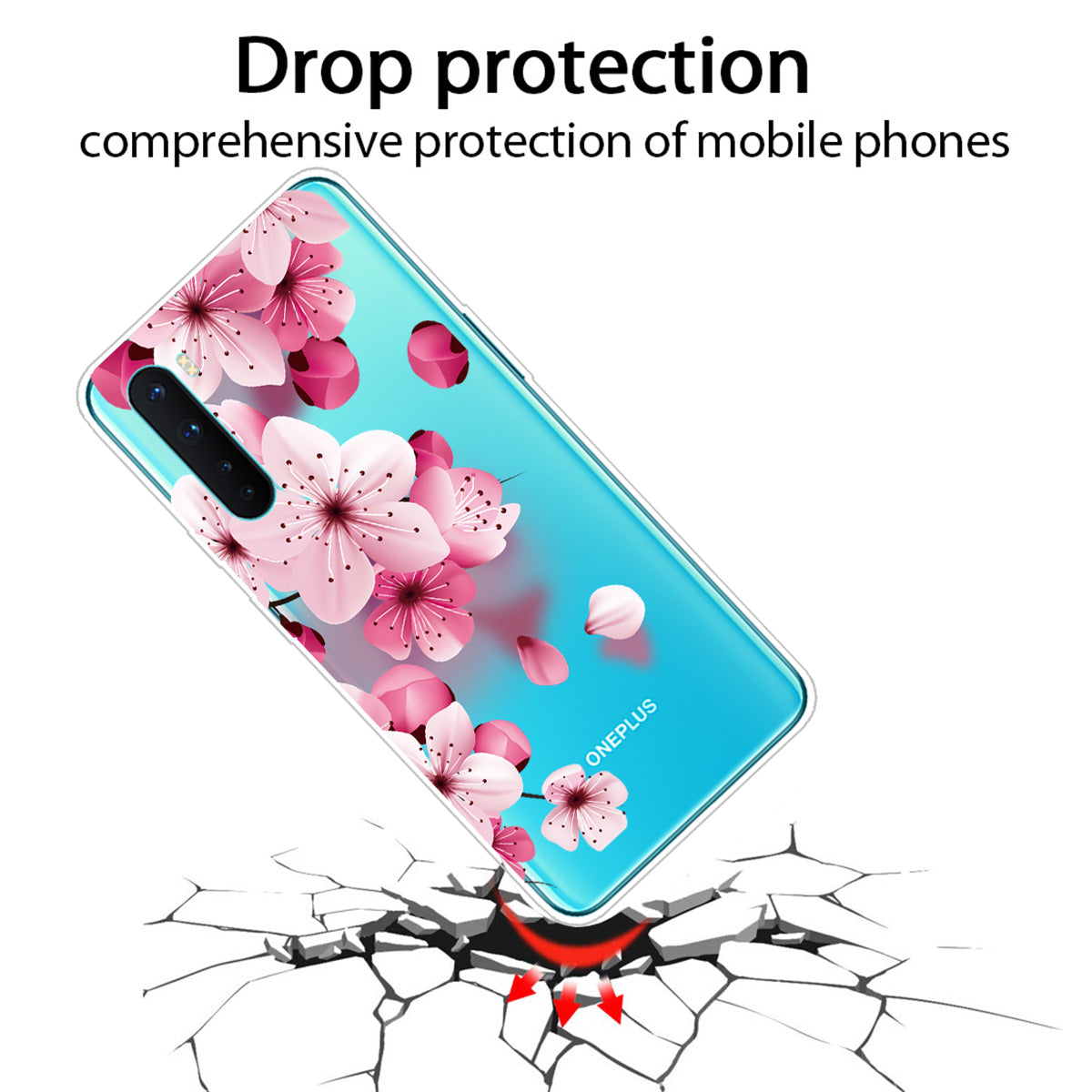 Printing Skin Soft TPU Cell Phone Shell for OnePlus Nord