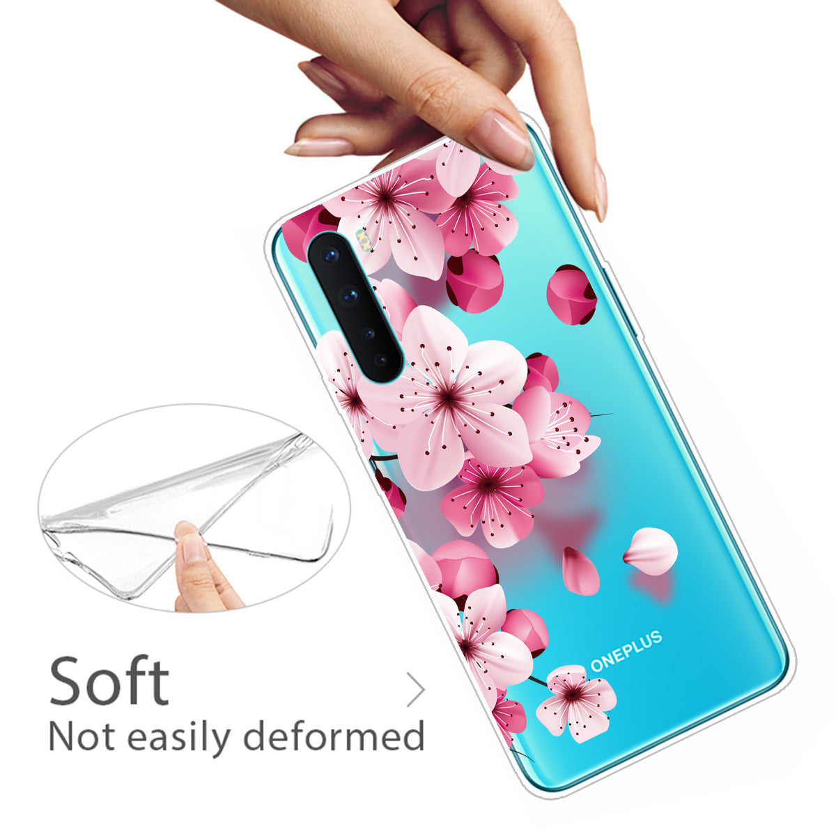 Printing Skin Soft TPU Cell Phone Shell for OnePlus Nord