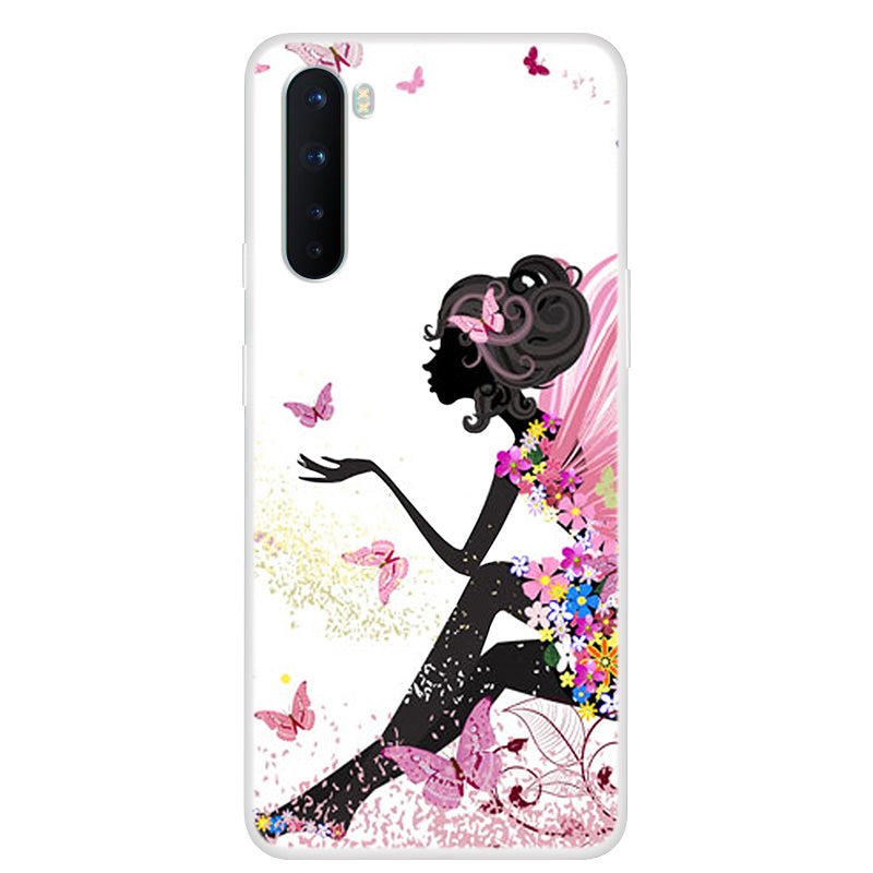 Pattern Printing TPU Back Case for OnePlus Nord