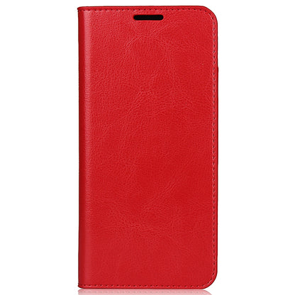 For OnePlus Nord Crazy Horse Genuine Leather Cover + TPU Inner Case with Wallet and Stand