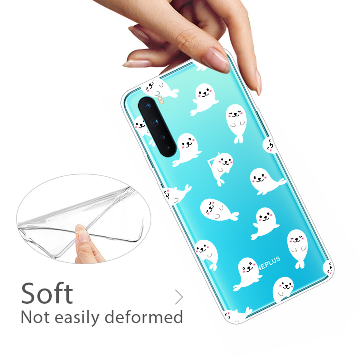 Printing Skin TPU Back Protective Cover for OnePlus Nord