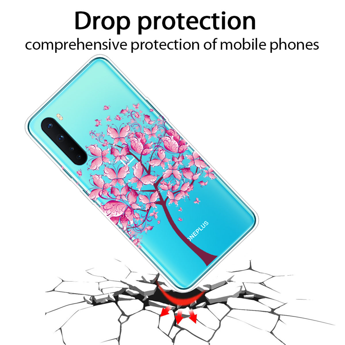 Printing Skin TPU Back Protective Cover for OnePlus Nord