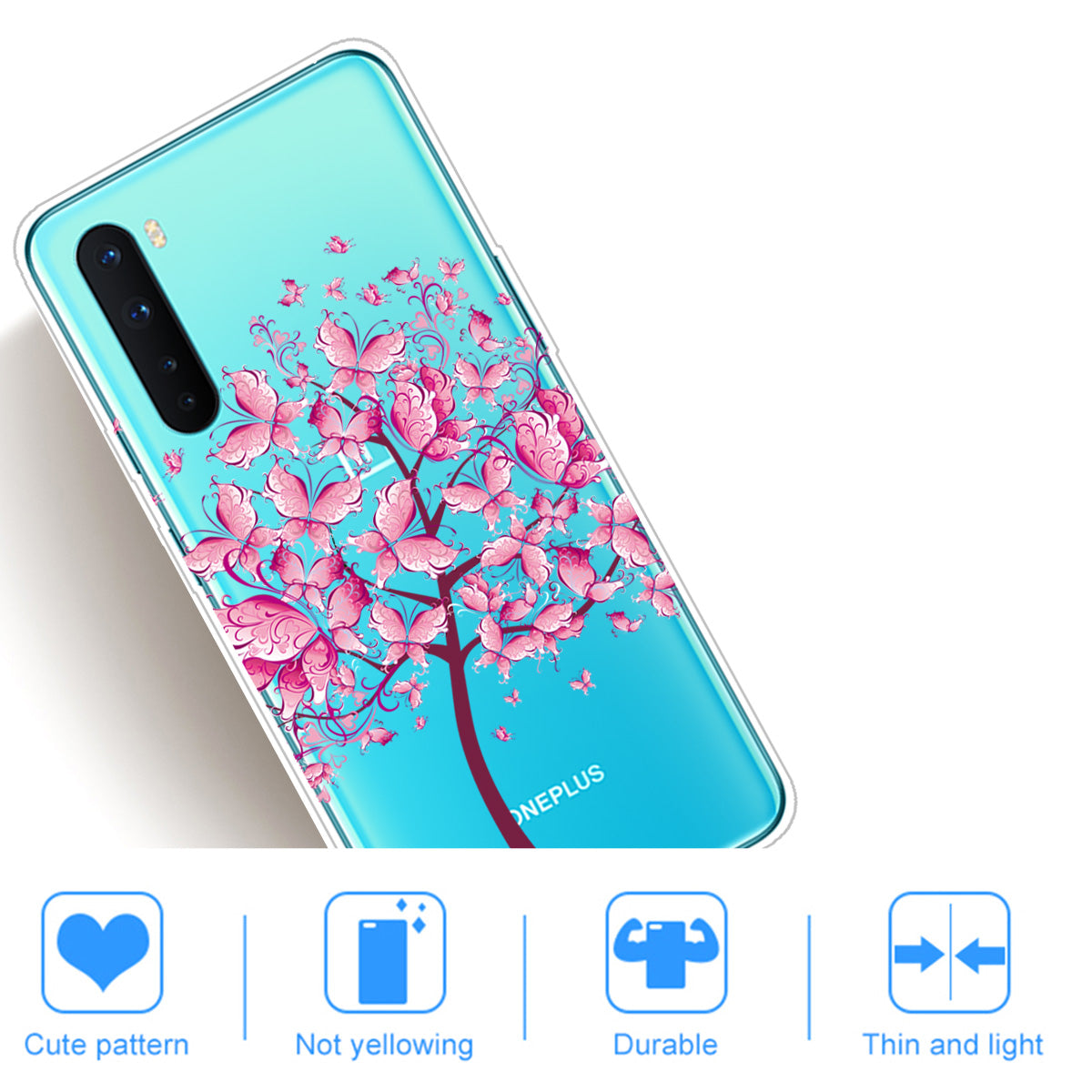 Printing Skin TPU Back Protective Cover for OnePlus Nord