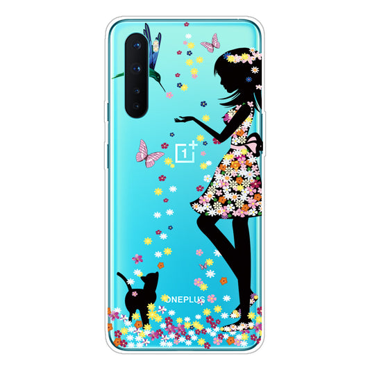 Pattern Printing TPU Protective Back Case for OnePlus Nord