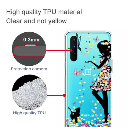 Pattern Printing TPU Protective Back Case for OnePlus Nord