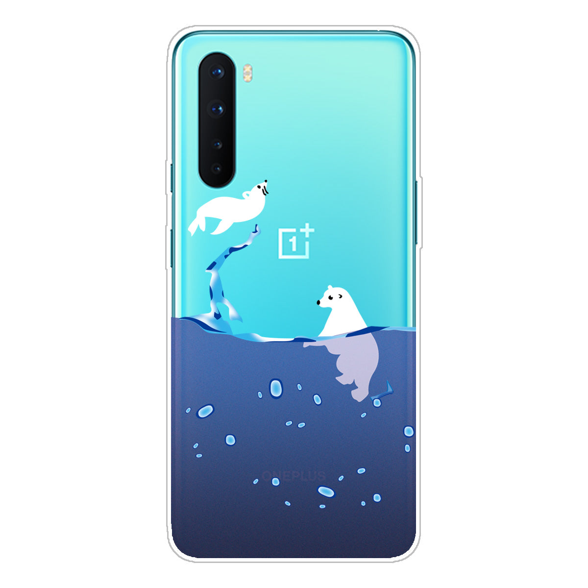 Pattern Printing TPU Protective Back Case for OnePlus Nord