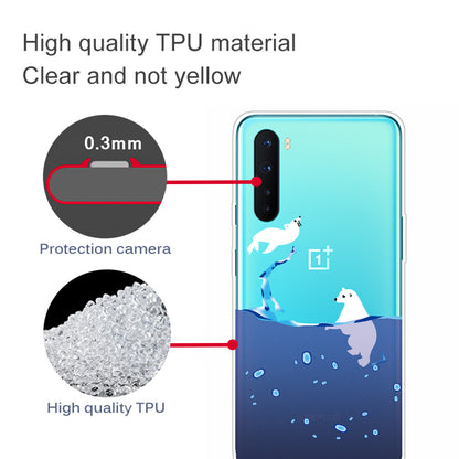 Pattern Printing TPU Protective Back Case for OnePlus Nord