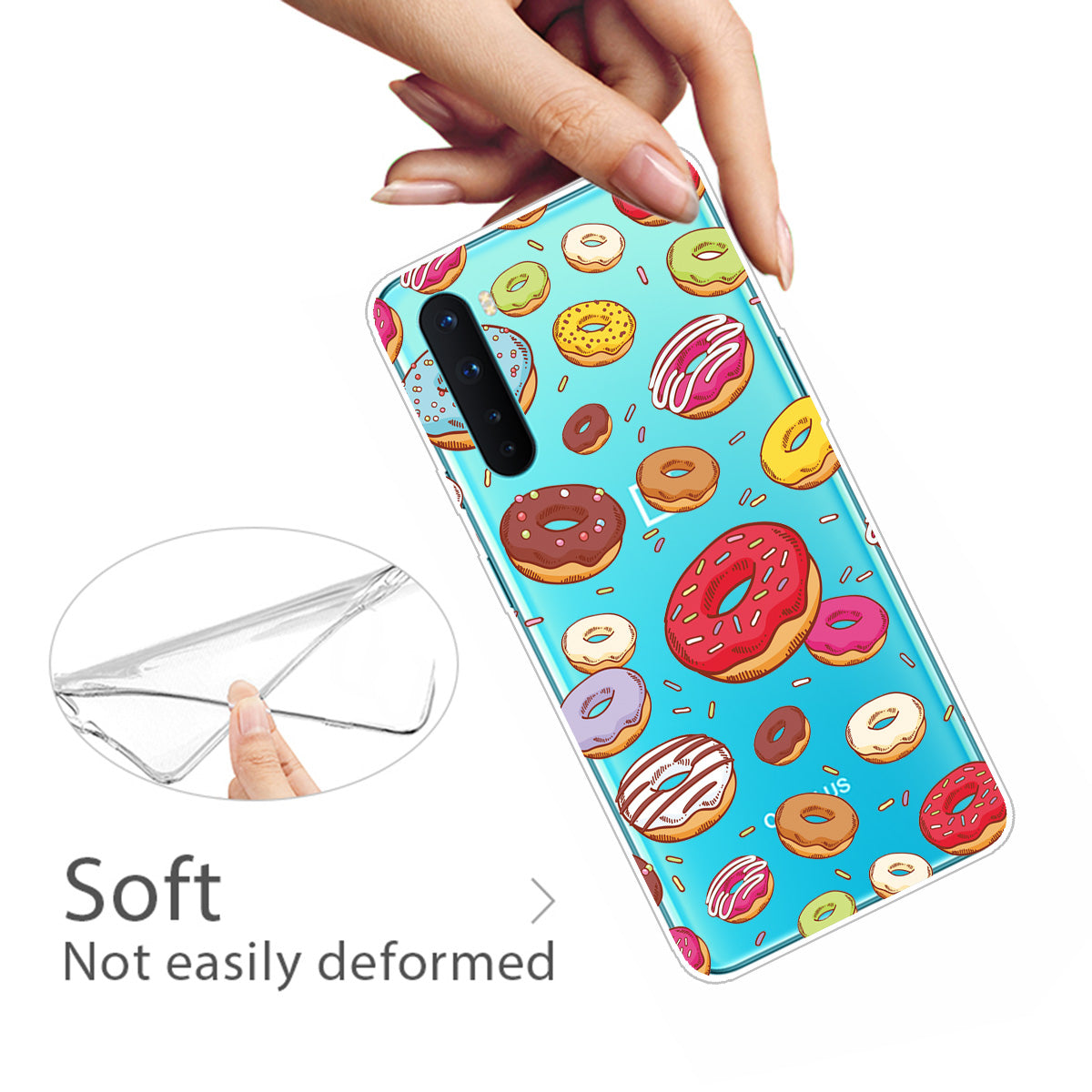 Pattern Printing TPU Protective Back Case for OnePlus Nord