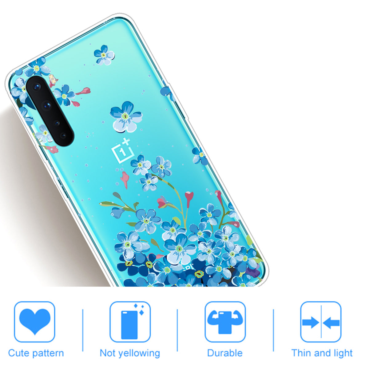 Pattern Printing TPU Protective Back Case for OnePlus Nord